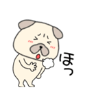 【感情を伝える】パグ犬のぱーちゃん83（個別スタンプ：39）