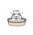 お風呂猫 恋したい気分,（個別スタンプ：2）