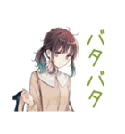 朝ボサ社畜ちゃん★ぼんやり出勤（個別スタンプ：25）