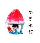 子ども（男の子）のなつやすみ★家族（個別スタンプ：6）
