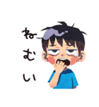 子ども（男の子）のなつやすみ★家族（個別スタンプ：39）