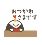 ゆる～いおにぎりたち♡敬語（個別スタンプ：6）