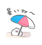 文鳥さんの夏スタンプ（個別スタンプ：5）