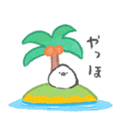 文鳥さんの夏スタンプ（個別スタンプ：14）