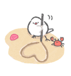 文鳥さんの夏スタンプ（個別スタンプ：15）