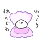 文鳥さんの夏スタンプ（個別スタンプ：38）