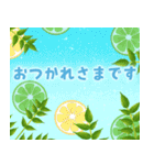 ひんやり癒しの夏のごあいさつ（個別スタンプ：10）