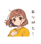 休日の寝落ちめんどくさ女子♡（個別スタンプ：3）