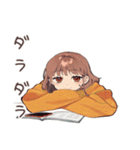 休日の寝落ちめんどくさ女子♡（個別スタンプ：9）