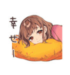 休日の寝落ちめんどくさ女子♡（個別スタンプ：21）