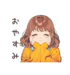 休日の寝落ちめんどくさ女子♡（個別スタンプ：26）