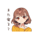 休日の寝落ちめんどくさ女子♡（個別スタンプ：29）