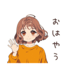 休日の寝落ちめんどくさ女子♡（個別スタンプ：31）