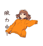 休日の寝落ちめんどくさ女子♡（個別スタンプ：33）