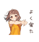 休日の寝落ちめんどくさ女子♡（個別スタンプ：38）