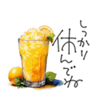 大人の挨拶♡暑い夏♡品よくおしゃれに（個別スタンプ：24）