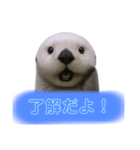 使える！らっこ♡タメ口敬語MIXあいさつ（個別スタンプ：9）
