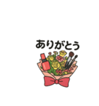 コスメ花束（個別スタンプ：1）