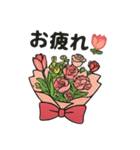 コスメ花束（個別スタンプ：5）