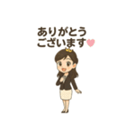 講師の方へ♡大人プリンセスマナースタンプ（個別スタンプ：25）