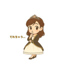 講師の方へ♡大人プリンセスマナースタンプ（個別スタンプ：35）