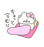 くまやん。342〜朝の気分女の子〜（個別スタンプ：13）