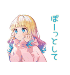 全力だらだら★パーカーの女の子（個別スタンプ：25）