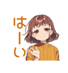 ゆるダウナー★めんどくさ女子の返信（個別スタンプ：21）