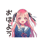 げんきな女子高生の汗だく合宿★夏（個別スタンプ：2）