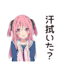 げんきな女子高生の汗だく合宿★夏（個別スタンプ：24）