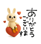 mottoのにんじんうさぎ♡デカ文字（個別スタンプ：5）