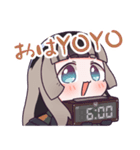 ホロライブ公式スタンプ「儒烏風亭らでん」（個別スタンプ：7）
