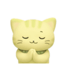 大人可愛い❇︎はんなり抹茶色の猫❇︎3D（個別スタンプ：21）