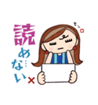 ピアスのお姉さん（色々大変！）（個別スタンプ：3）