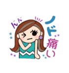 ピアスのお姉さん（色々大変！）（個別スタンプ：28）