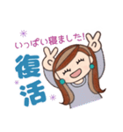 ピアスのお姉さん（色々大変！）（個別スタンプ：36）
