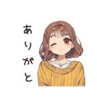 夏バテ★めんどくさ女子（個別スタンプ：3）