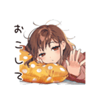 夏バテ★めんどくさ女子（個別スタンプ：18）