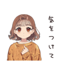 夏バテ★めんどくさ女子（個別スタンプ：40）
