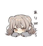 クーラー部屋のフェレットちゃん♡（個別スタンプ：3）