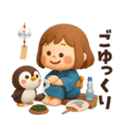 【3D】夏本番★ぶちゃこの日常（個別スタンプ：8）