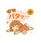 可愛い女子ずっと使える夏スタンプ（個別スタンプ：32）