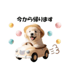 かわいいゴールデンレトリバーの犬スタンプ（個別スタンプ：22）