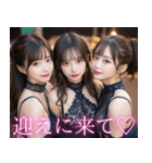 セクシーなドレスのアイドル＠誘惑と罵倒（個別スタンプ：22）