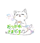 可愛いイラスト、猫の日常（個別スタンプ：3）