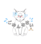 可愛いイラスト、猫の日常（個別スタンプ：6）