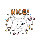 可愛いイラスト、猫の日常（個別スタンプ：8）