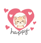 可愛いイラスト、猫の日常（個別スタンプ：19）