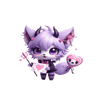 小悪魔キツネHexiの甘くて毒な告白（個別スタンプ：6）