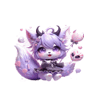 小悪魔キツネHexiの甘くて毒な告白（個別スタンプ：10）